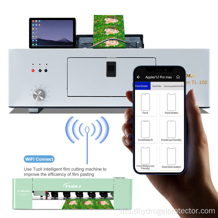 3D UV Relief Back Pencetak Filem